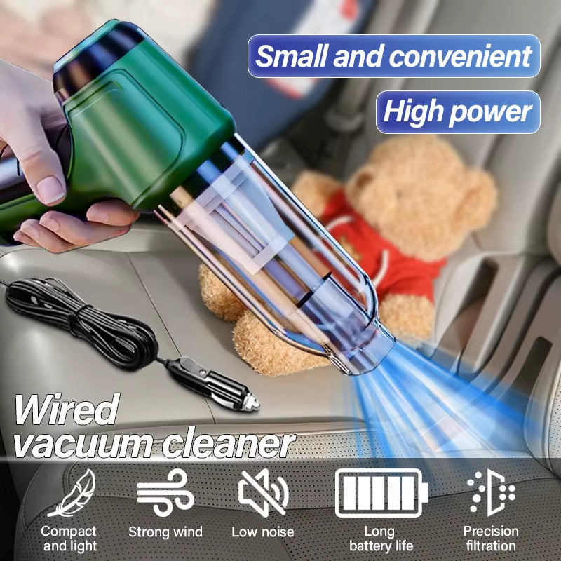 Car Vacuum Cleaner, High-Suction Vacuum Cleaner, Dust Blower, Handheld Vacuum Cleaner